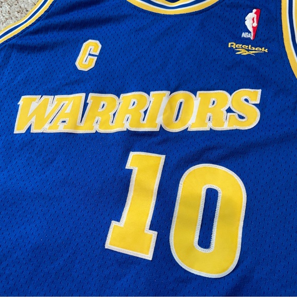 VINTAGE REEBOK NBA Warriors Hardaway Hardwood Classics Basketball Jersey 2XL - Picture 4 of 9